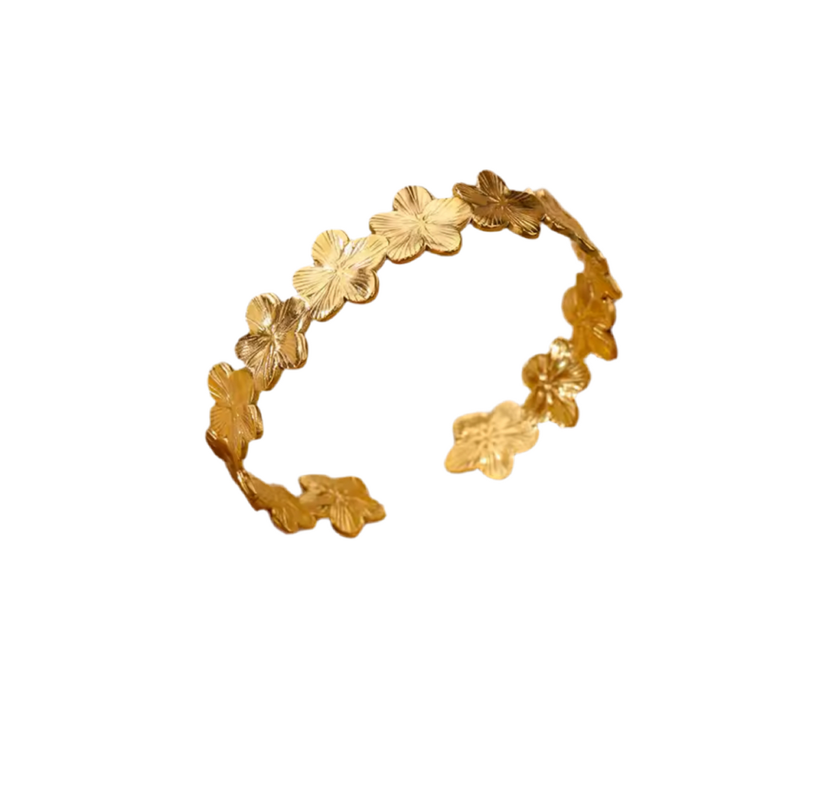 Flora Gold Bangle – jewelsbyliv
