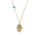 Samira Hamsa Necklace