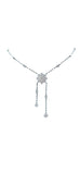 Sunflower lariat necklace